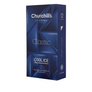 کاندوم چرچیلز مدل COOL ICE بسته 12 عددی