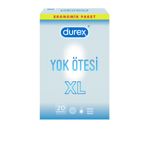 کاندوم بسیار نازک دورکس سایز بزرگ بسته 20 عددی Yok Otesi XL/Invisible XL