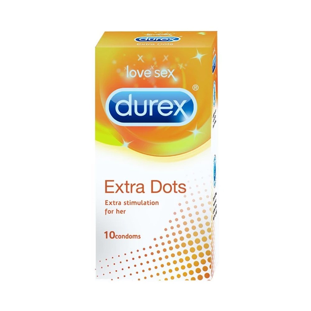 کاندوم دورکس مدل اکسترا داتز Extra Dots بسته 10 عددی