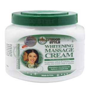 کرم ماساژ سفید کننده پوست هالیوود استایل مقدار 320 گرمHollywood Style Whitening Massage Cream-320g